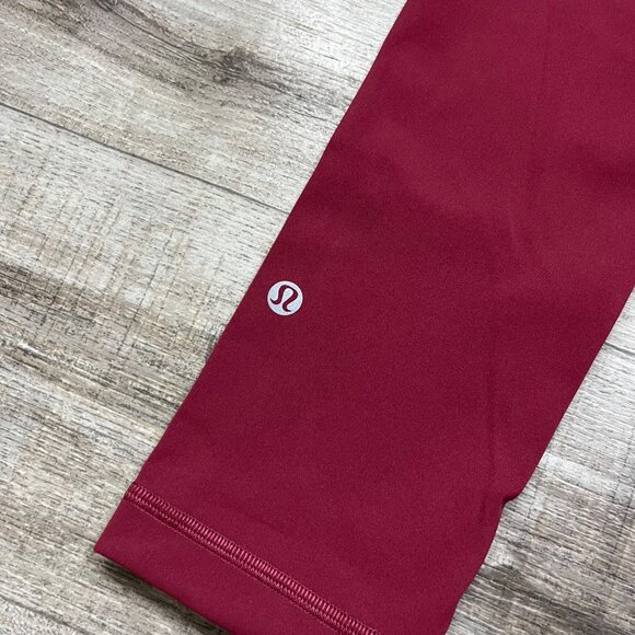 Lululemon Athletic Swift Speed HR Crop Yoga Pants 21” Mulled Wine Women’s Sz 2 - Picture 9 of 9